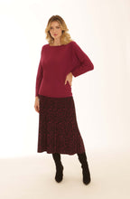 Pomodoro - Leopard Jacquard Skirt