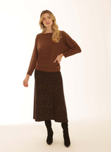 Pomodoro - Leopard Jacquard Skirt