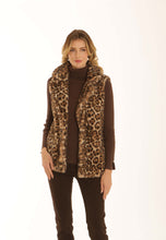 Pomodoro - Leopard Fur Gilet