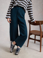 White Stuff - Tia Linen Cropped Wide Leg Jeans