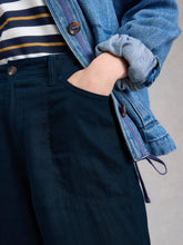 White Stuff - Tia Linen Cropped Wide Leg Jeans