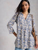 White Stuff - Bianca Linen Notch Neck Tunic