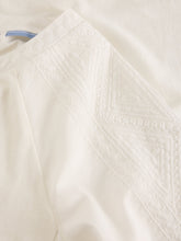 White Stuff - Embroidered Tie Hem Top