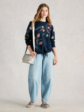 White Stuff - Floral Embroidered Sweat