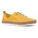 Lunar - Evie Leather Plimsoll