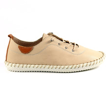 Lunar - St Ives Leather Plimsoll