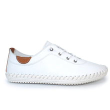 Lunar - St Ives Leather Plimsoll