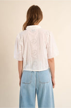 Molly Bracken - Cotton Shirt Openwork Embroidery