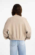 YaYa - Jacquard knitted cardigan with zip closure
