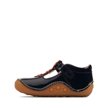 Clarks - Tiny Flower T Navy Patent