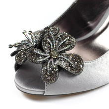 Lunar - Ankara Peep Toe Slingback
