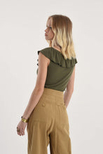 Molly Bracken - Ruffle Neck Tank Top