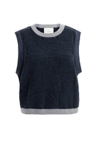 Yaya Woman - Knitted Slip-Over with Contrasting Trim