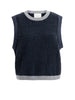 Yaya Woman - Knitted Slip-Over with Contrasting Trim