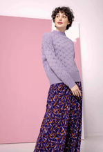Zilch - Serpentine Plum Skirt