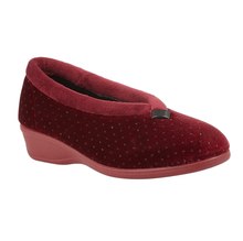 Lotus - Beverley Velour Slippers