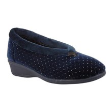Lotus - Beverley Velour Slippers