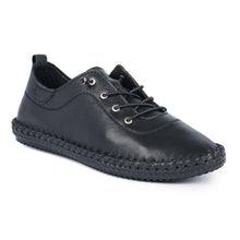 Lunar - St Ives Leather Plimsoll