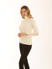Pomodoro - Pearl Trim Roll Neck Jumper