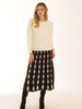 Pomodoro - Argyle Knitted Skirt