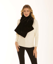 Pomodoro - Black Fur Scarf