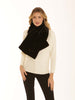 Pomodoro - Black Fur Scarf