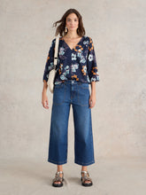 White Stuff - Tia Cropped Wide Leg Jeans