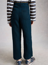 White Stuff - Tia Linen Cropped Wide Leg Jeans