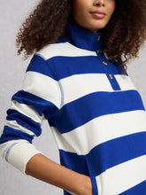 White Stuff - Bobby Button Stripe Sweat