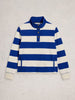 White Stuff - Bobby Button Stripe Sweat