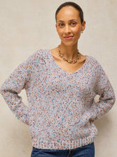 White Stuff - Textured V-Neck Jumper