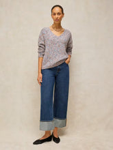 White Stuff - Textured V-Neck Jumper