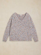 White Stuff - Textured V-Neck Jumper