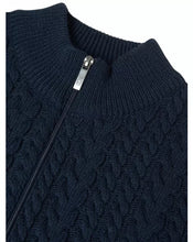 Drifter: 1/4 Zip Chunky Aran Knit