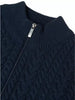 Drifter: 1/4 Zip Chunky Aran Knit