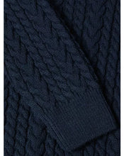 Drifter: 1/4 Zip Chunky Aran Knit