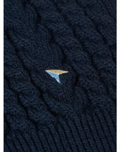 Drifter: 1/4 Zip Chunky Aran Knit