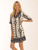 Pomodoro - Negative/Positive Tunic Dress