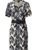 K Design - Dress with Design & Belt