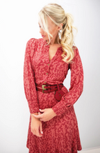 K Design - Wine Reptile Dress