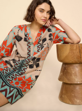 White Stuff - June Linen Notch Neck Dress