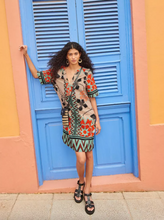 White Stuff - June Linen Notch Neck Dress