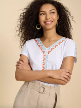 White Stuff - Neva Embroidered Top