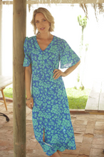 Pomodoro - Contrast Floral Tea Dress