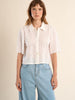 Molly Bracken - Cotton Shirt Openwork Embroidery