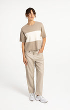 Faux leather carrot fit trousers