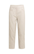 Faux leather carrot fit trousers
