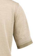 YAYA- Fine-knit sweater with short sleeves and contrast trims