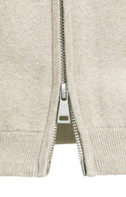 YaYa - Jacquard knitted cardigan with zip closure