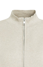YaYa - Jacquard knitted cardigan with zip closure